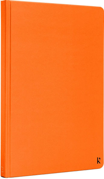 Karst Stone Paper A5 Hardcover Notebook - Tangerine (Lined)