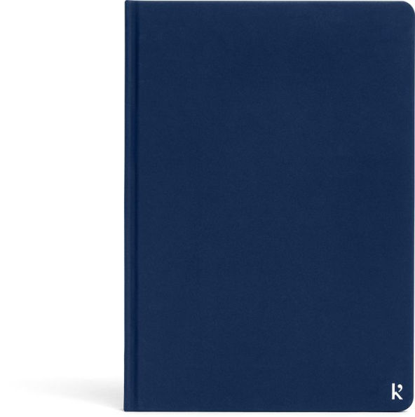 Karst Stone Paper A5 Hardcover Notebook - Navy (Lined)