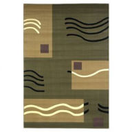 Title: Moda Sage Visions Contemporary Rug