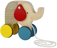 Title: Elephant Wood Pull Toy