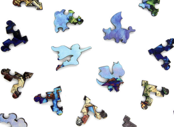 Roch Urbaniak Floating Town Wooden Jigsaw Puzzle