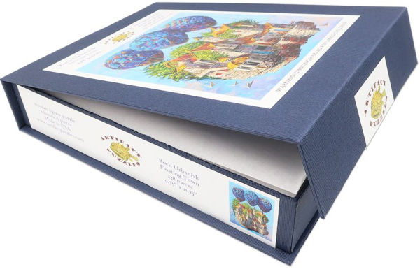 Roch Urbaniak Floating Town Wooden Jigsaw Puzzle