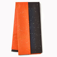 Title: Black and Orange Gemstone Tissue Paper