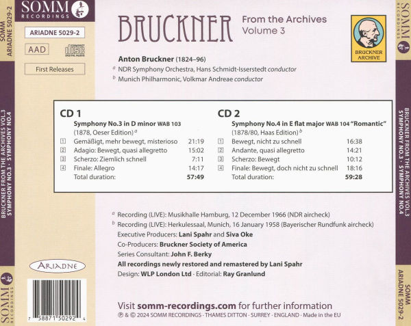 Bruckner from the Archives, Vol. 3