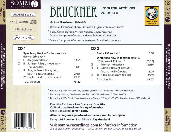 Bruckner: From the Archives, Vol. 6