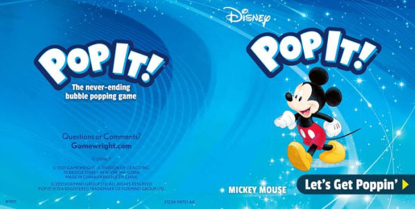 Disney Pop It Mickey Mouse