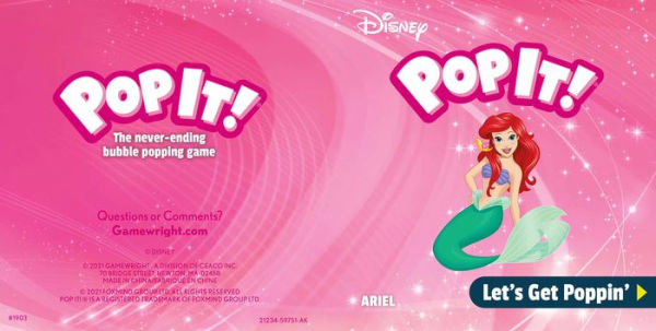 Disney Pop It Princess, Ariel