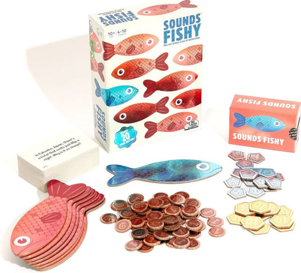  Big Potato Sounds Fishy Board Game: The Bluffing Family Game  for Kids 10+ - Best New Family Quiz Games, Trivia Games for Groups of  People : Toys & Games