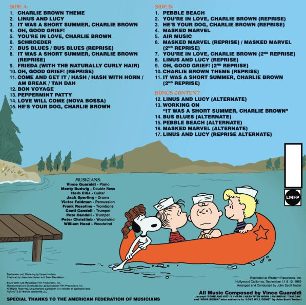 It Was a Short Summer, Charlie Brown [Original Soundtrack Recording]