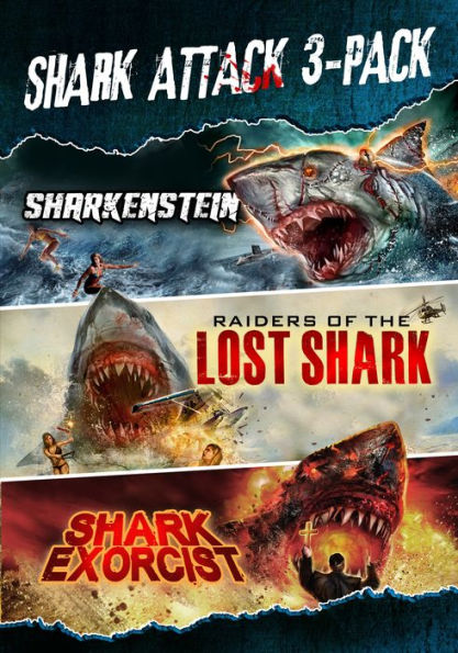 Shark Attack 3-Pack: Sharkenstein/Raiders of the Lost Shark/Shark Exorcist