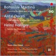 Martinu: Concerto; Antal Dorati: Divertimento; Heinz Holliger: Sonata