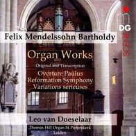 Felix Mendelssohn Bartholdy: Organ Works - Overture Paulus, Reformation Symphony, Variations serieuses