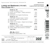 Alternative view 2 of Beethoven: Piano Sonatas Vol. 1 - Op. 109, 110, 111