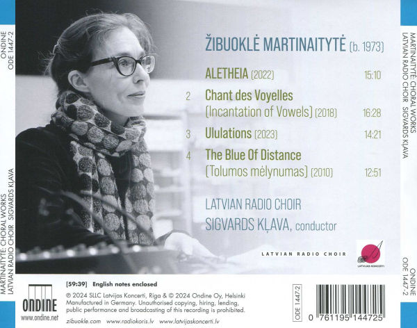 Zibuokle Martinaityte: Aletheia - Choral Works