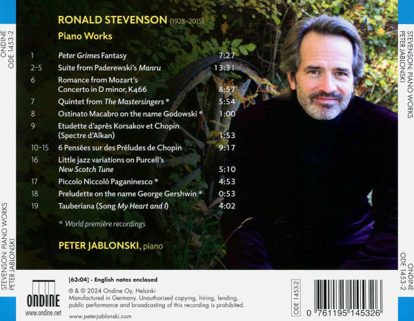 Ronald Stevenson: Piano Works