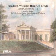 Friedrich Wilhelm Heinrich Benda: Viola Concertos 1-3