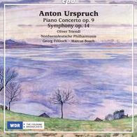 Anton Urspruch: Piano Concerto, Op. 9; Symphony, Op. 14