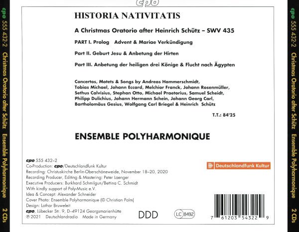 Historia Nativitatis: Heinrich Sch¿¿tz - Christmas Oratorio after SWV 435