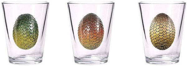 Game of Thrones Dragon Egg Shot Glass Set