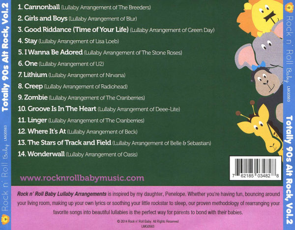 Totally 90's Alt Rock Lullabies, Vol. 2