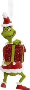 Title: Hallmark Dr. Seuss How the Grinch Stole Christmas! Grinch With Present Christmas Ornament