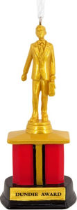 Title: Hallmark The Office Dundie Award Christmas Ornament