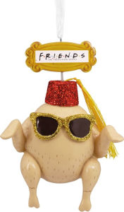Title: Hallmark Friends Turkey in Fez and Sunglasses Christmas Ornament