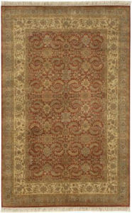 Title: Surya HLM6005 8'' Round cinnamon Area Rug