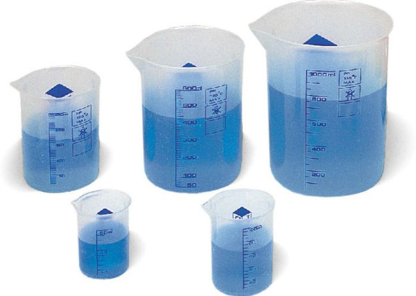 LEARNING RESOURCES LER0306 GRADUATED BEAKERS-50/100/250/600ML & 1 LITER