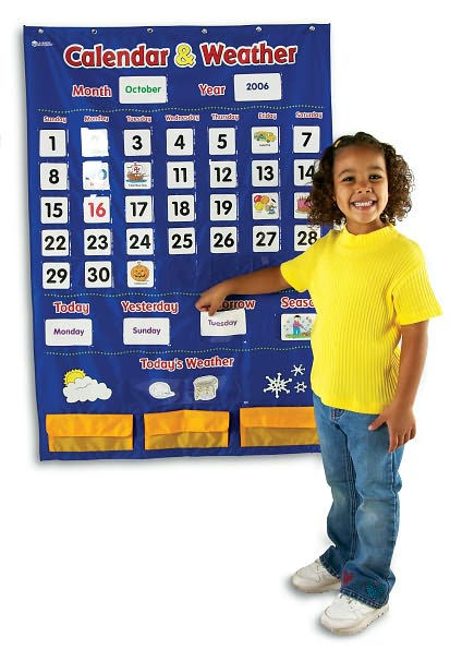 Learning Resources Calendar & Weather Pocket Chart