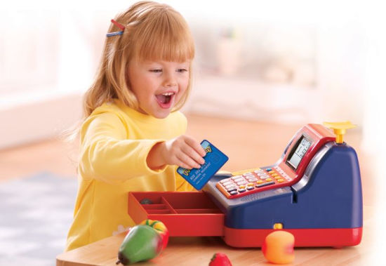 learning resources pretend & play teaching cash register