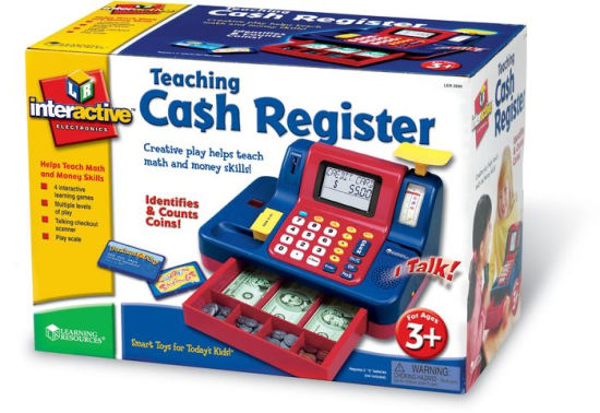 learning resources cash register money