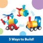 Alternative view 3 of Learning Resources 1-2-3 Build It! Train/Rocket/Helicopter