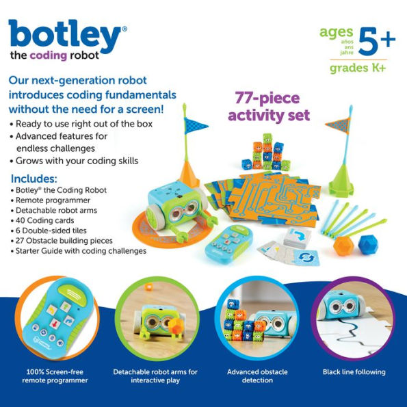 BOTLEY 2.0 THE CODING ROBOT- KIDS CAN CODE SCREEN-FREE! - Janie