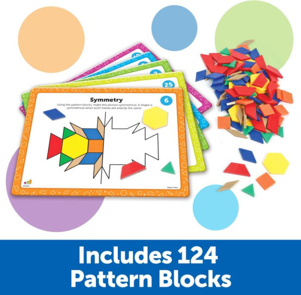 Learning Resources Pattern Block Math Activity Set
