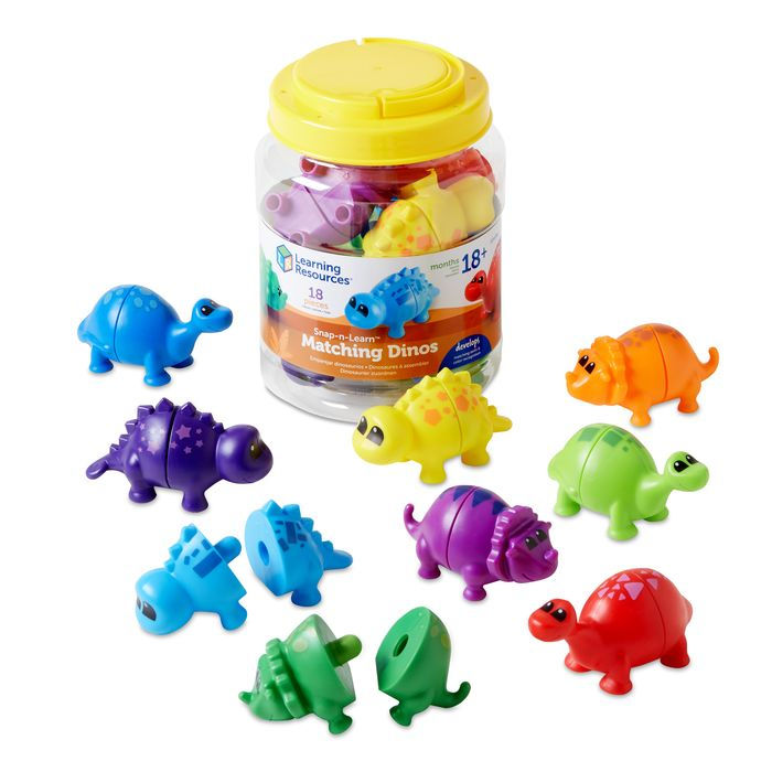 Learning Resources Snap-n-Learn Matching Dinos