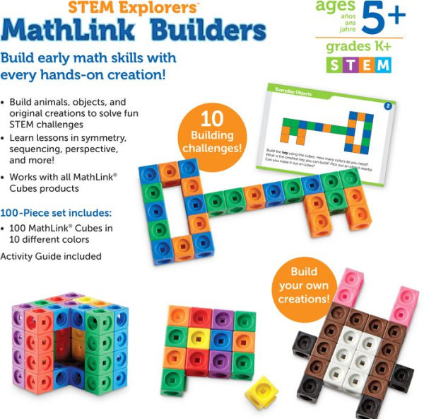 Learning Resources STEM Explorers Mathlink Builders