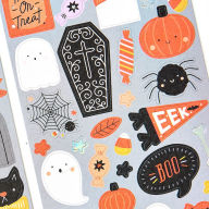 Title: Classic Halloween Icon Sticker Sheet