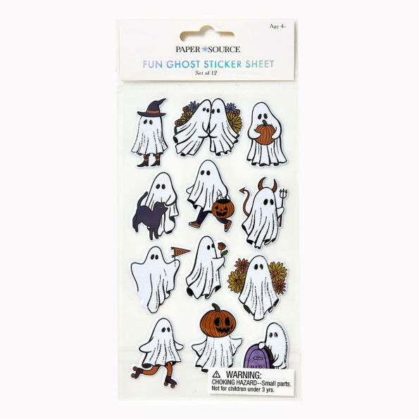 Fun Ghost Sticker Sheet