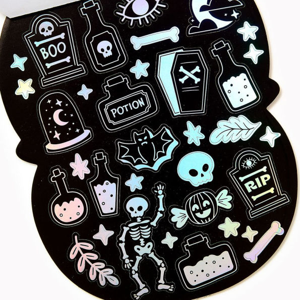 Halloween Cat Sticker Book