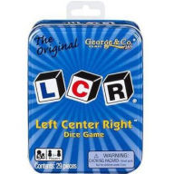 Title: LCR® Left Center Right Dice Game Blue Tin Original