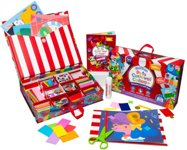 Pets Carnival Collage Sensory Craft Box