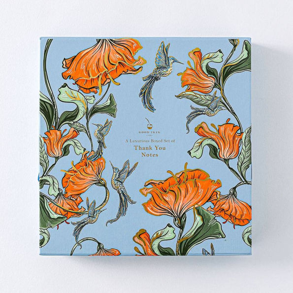 Hummingbird Luxury Thank You Card Set