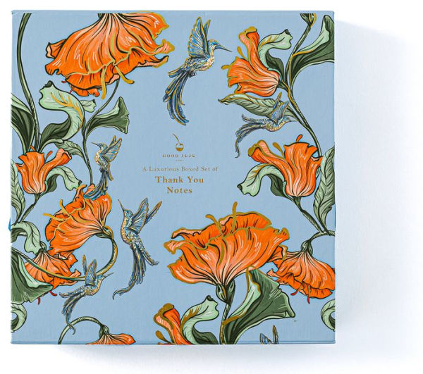 Hummingbird Luxury Thank You Card Set