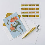 Alternative view 10 of Hummingbird Luxury Thank You Card Set