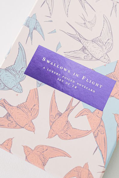 Swallows in Flight Stationery Set