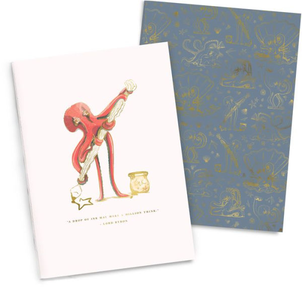 Inky Octopus Notebook Duo