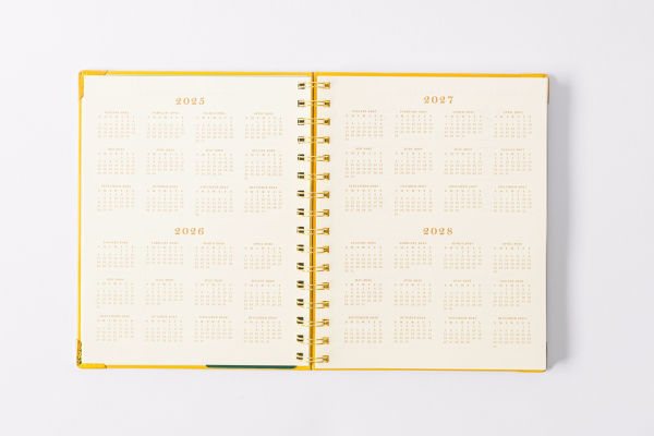 Cat Library Undated Weekly Medium Spiral Planner