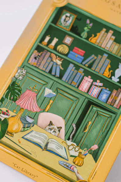 Cat Library 500 Piece Puzzle