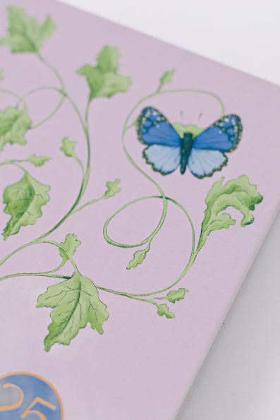 2025-2026 Vines and Butterflies 17-Month Weekly Medium Bound Planner